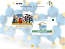 Tablet Screenshot of nebido.com